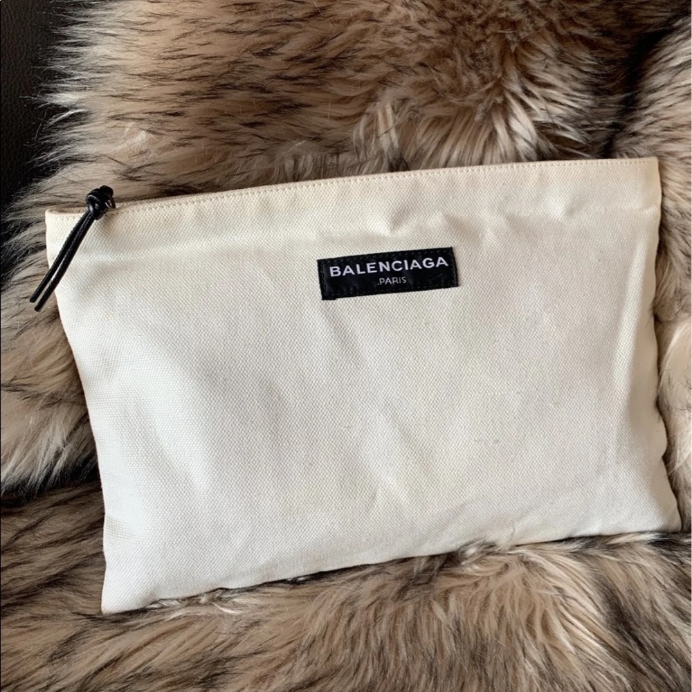Balenciaga Natural Clutch